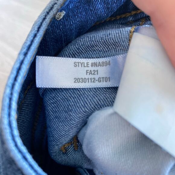 MADEWELL Curvy Roadtripper Skinny Jean Monroe Wash Button-Front Size 30P Petite - Picture 10 of 11